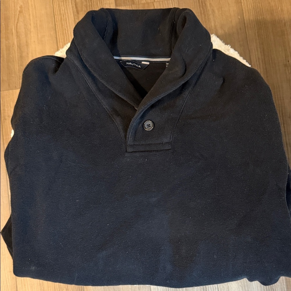 Nautica Men's Dark Turtleneck Sweater
